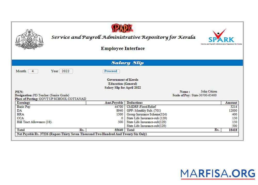 Blank India Service and Payroll Administrative Repository for Kerala payroll company download for verification